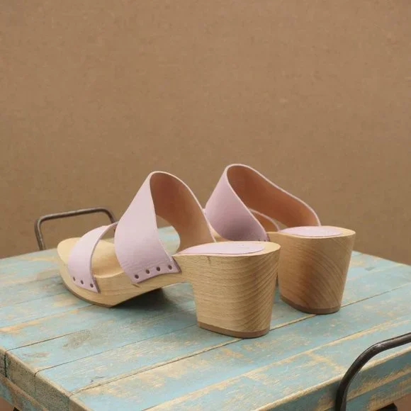 Brand new Free People Pink Leather Platform Sandals - Picture 6 of 11